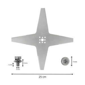 Mahroboter Messer fur LawnBott 25 cm afmetingen Mahroboter Messer fur LawnBott 25 cm afmetingen