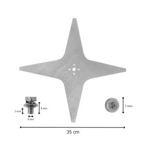 Mahroboter Messer fur Lizard 35 cm afmetingen Mahroboter Messer fur Lizard 35 cm afmetingen