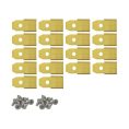 Mähroboter Messer für Powerplus - Satz mit 30 titanbeschichtet
