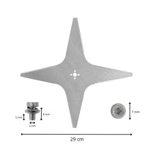 Mahroboter Messer fur Stiga 29 cm afmetingen