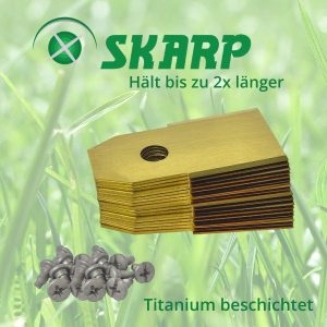 Skarp Mähroboter Messer für Mowox - Satz mit 30 Stück