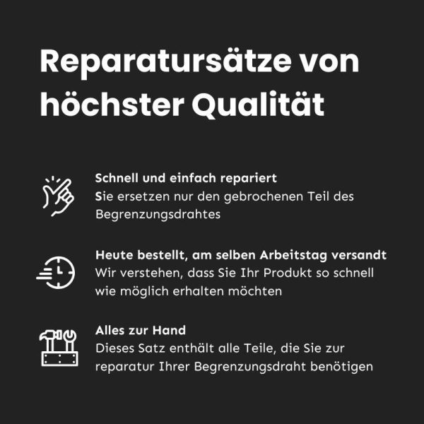 Vorteile der Bengrenzungsdraht Reparatursätze für Gardena Vorteile der Bengrenzungsdraht Reparatursätze für Gardena