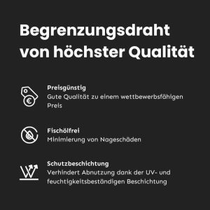 Vorteile der Begrenzungsdraht fur Fuxtec Vorteile der Begrenzungsdraht fur Fuxtec