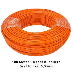 Begrenzungsdraht 5,5 mm für LUX-Tools - doppelt isoliert - 100 Meter